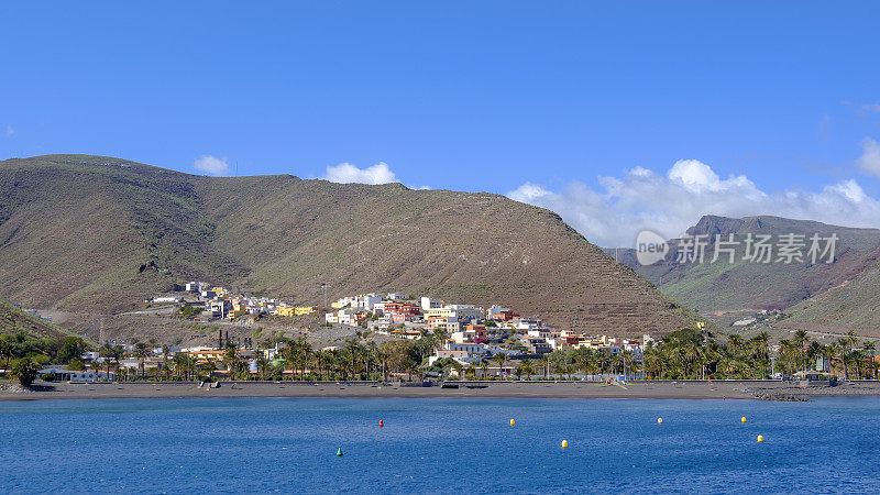 La Gomera，金丝雀岛(E)，圣Sebastian de La Gomera, Playa de La Punta